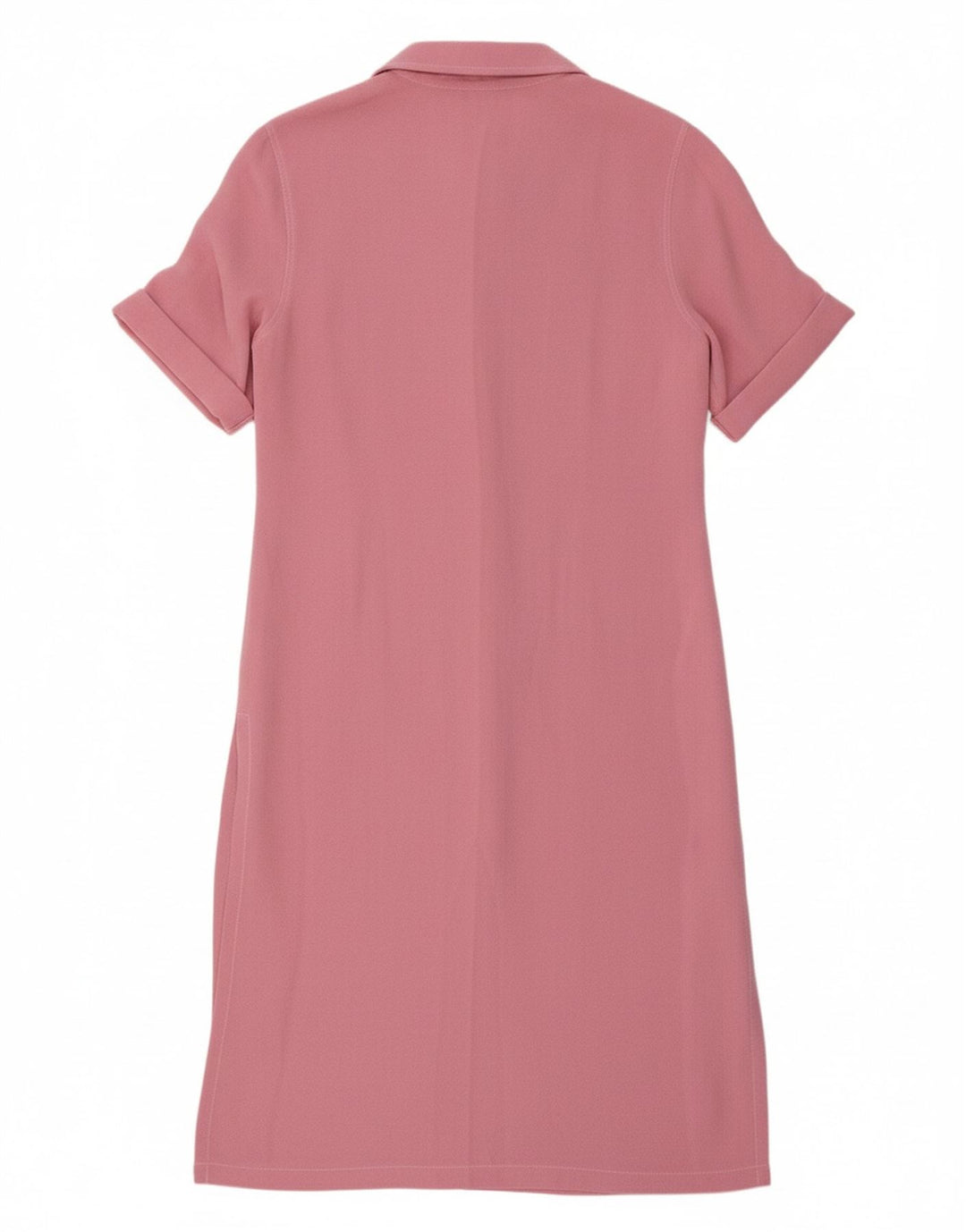VICINI Womens Shirt Dress UK 16 Large  Pink Polyester