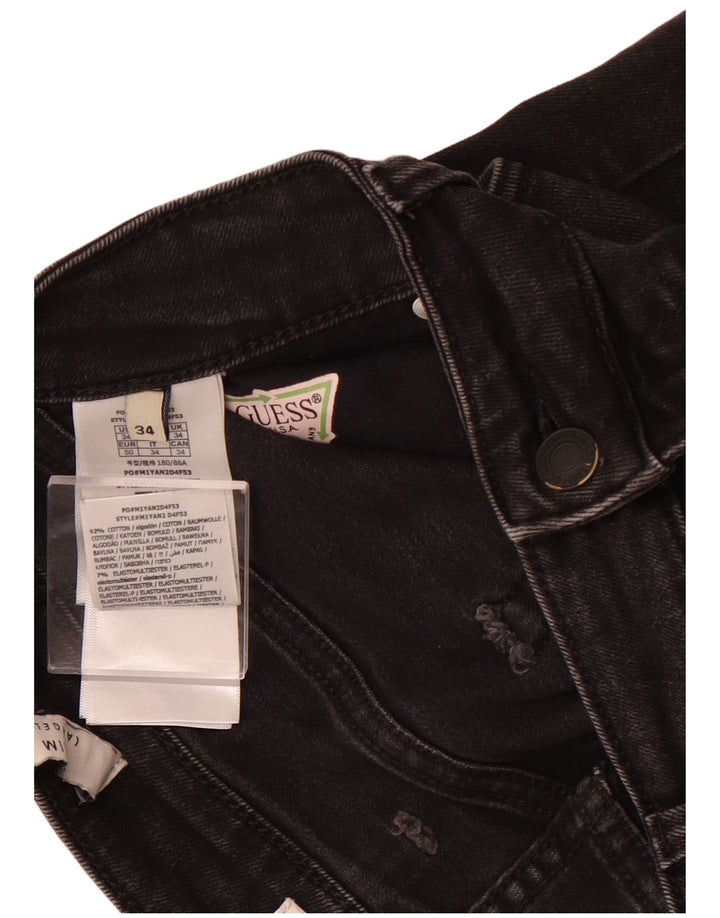 Jeans GUESS Uomo Angels Capri Slim W34 L22 Cotone Nero