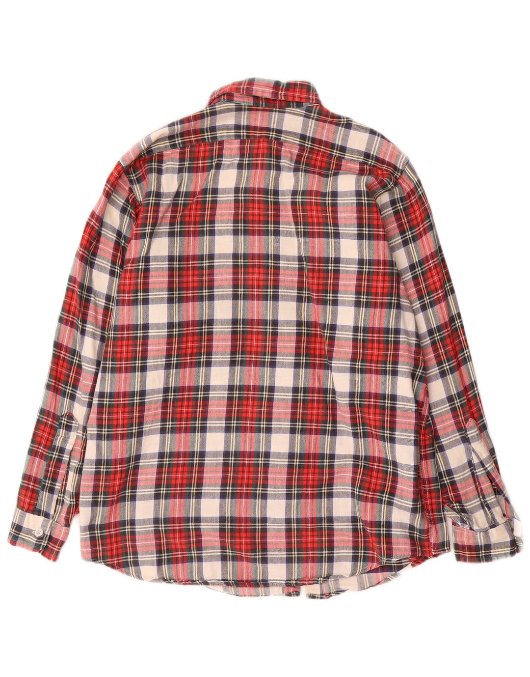 Camicia di flanella da donna L.L.BEAN UK 16 grande quadretto rosso