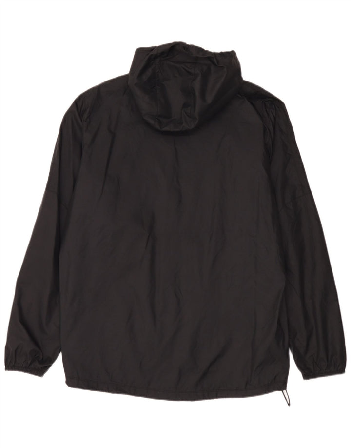 Giacca antipioggia con cappuccio da uomo Nike UK 38 nylon nero medio