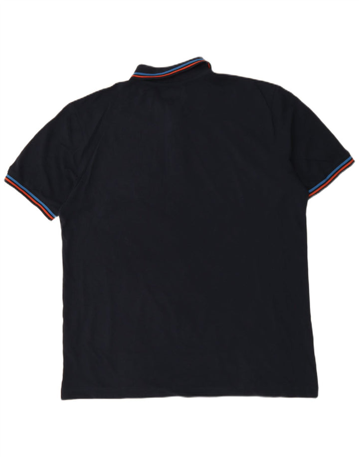 Polo Kappa Uomo 2XL Cotone Nero