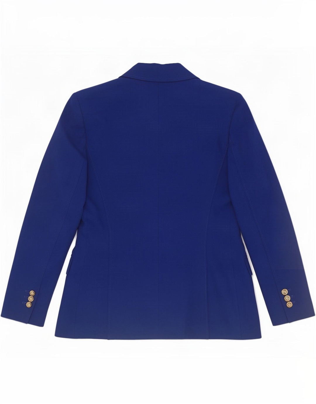 Giacca blazer doppiopetto da donna Zara UK 12 poliestere blu medio