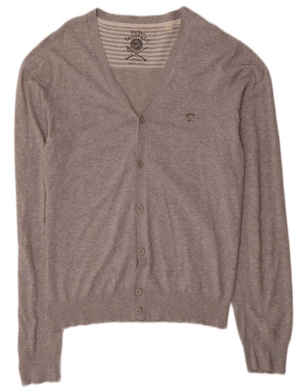 Maglione cardigan da uomo Diesel XL grigio