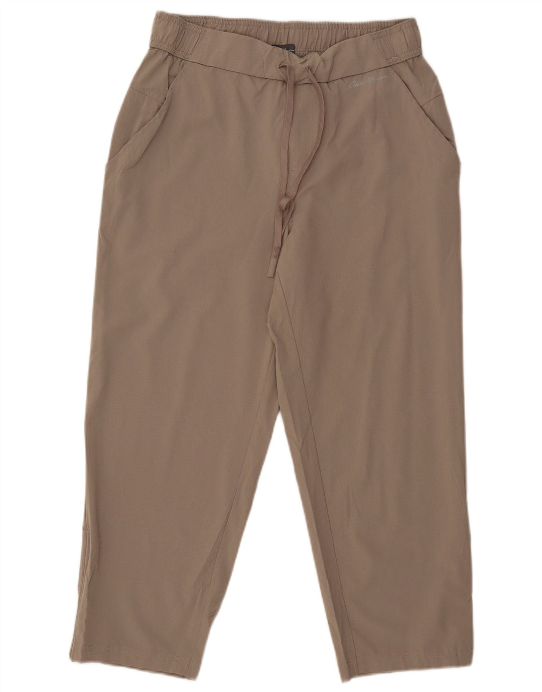 Pantaloni corti affusolati da donna Eddie Bauer medi W30 L24 poliestere grigio