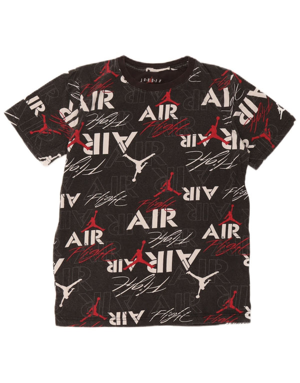 T-shirt grafica Jordan da ragazzo, 13-14 anni, XL, cotone nero