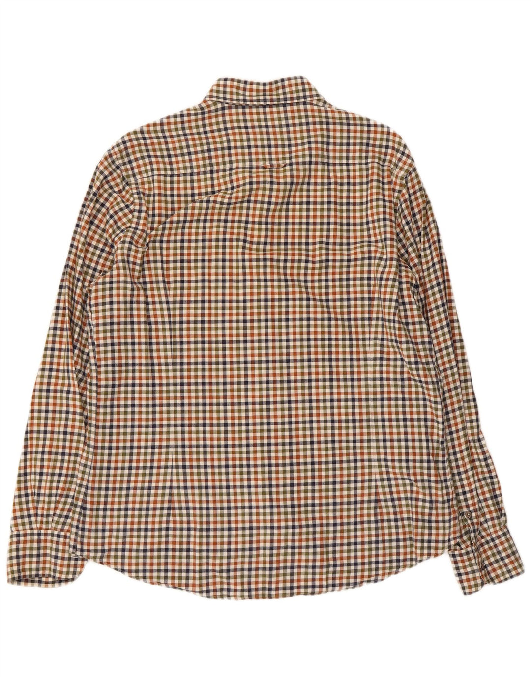 Camicia da uomo Massimo Dutti in cotone a quadri grandi multicolore