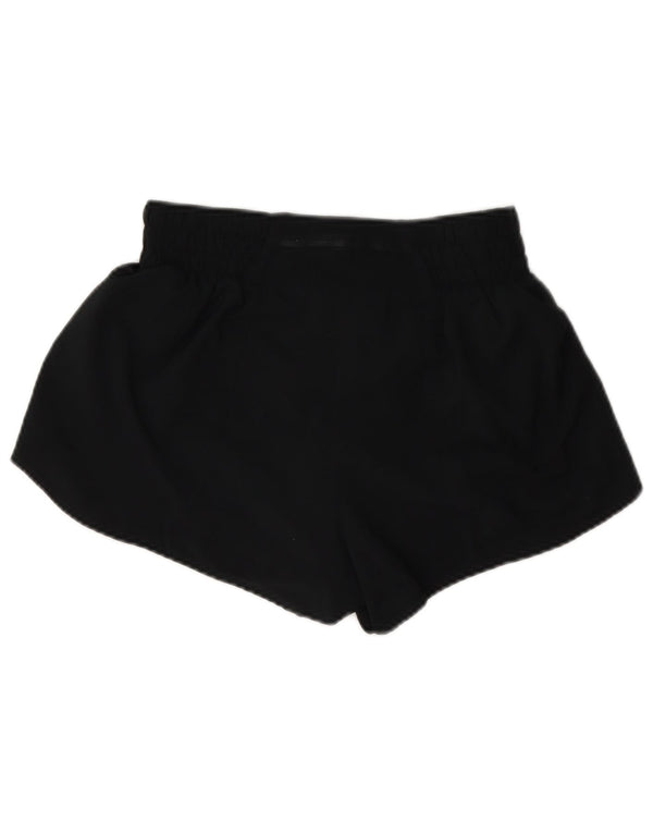 Pantaloncini sportivi Nike da donna Dri Fit UK 8 piccoli poliestere nero