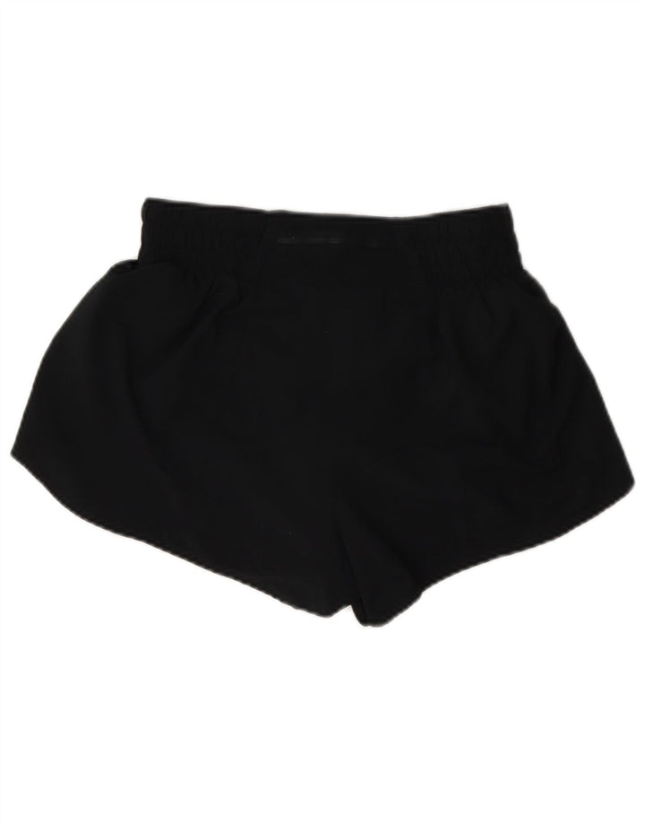 Pantaloncini sportivi Nike da donna Dri Fit UK 8 piccoli poliestere nero