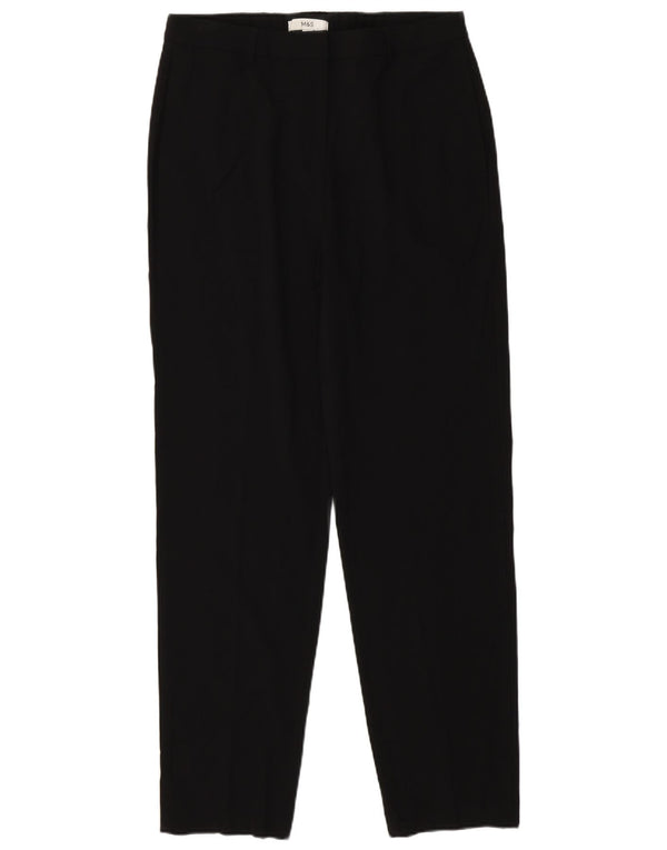 Pantaloni chino affusolati da donna Marks & Spencer UK 14 Large W32 L32 neri