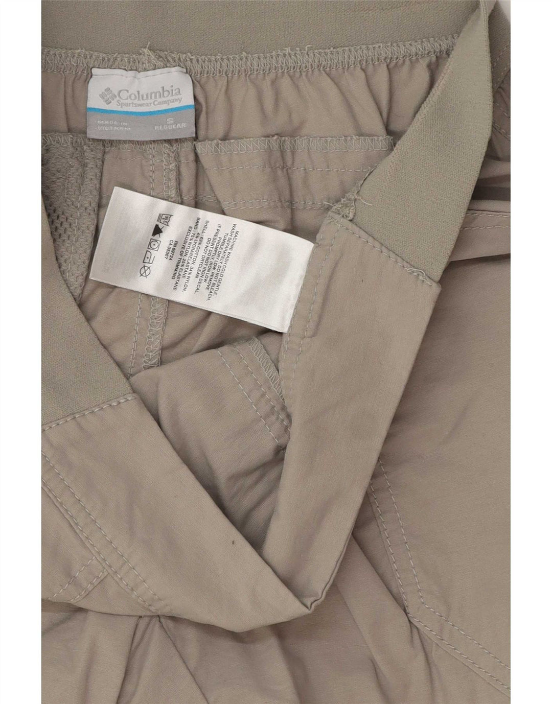 Pantaloncini chino Columbia vestibilità regolare da donna piccoli W28 cotone grigio
