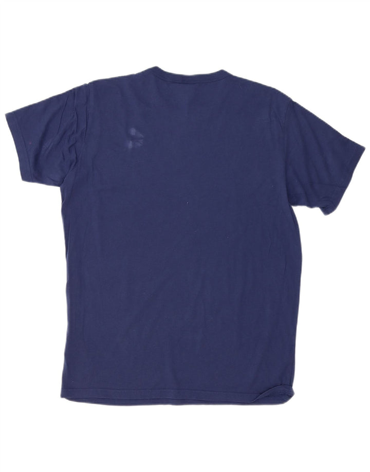 T-shirt grafica da uomo G-Star Top in cotone blu navy medio