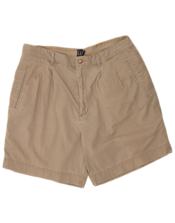 Gap Pantaloncini chino da uomo con pegged W34 Large in cotone beige