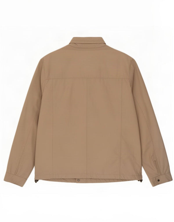 Geox Giacca antipioggia da uomo con cappuccio UK 42 XL Cotone beige