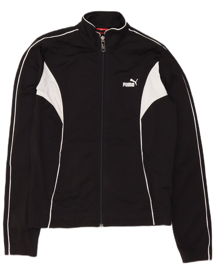 Giacca da tuta da donna PUMA UK 12 Medium Black Poliestere color block