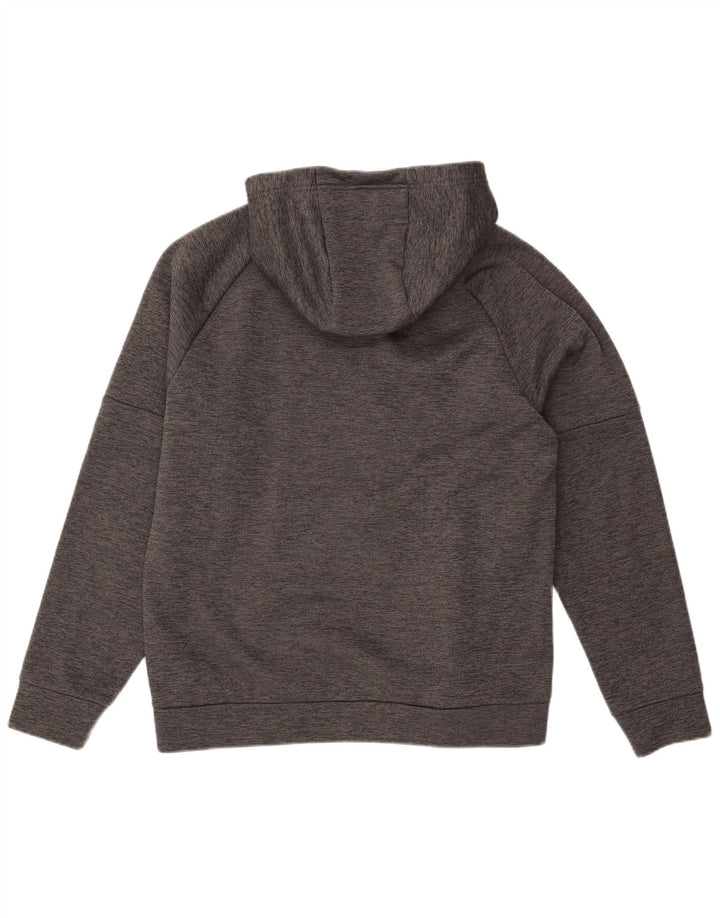 Tuta intera Nike Therma-Fit con cappuccio da uomo, grande, in poliestere chiazzato grigio