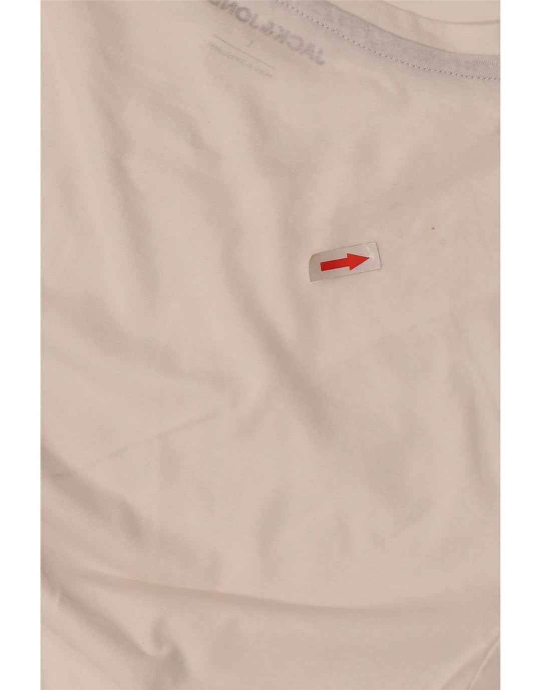 T-shirt da uomo Jack & Jones Top grande in cotone bianco