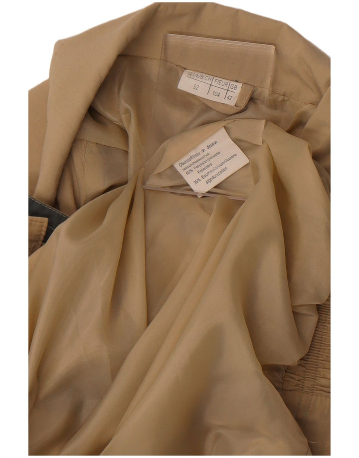 Giubbotto bomber vintage da uomo UK 42 XL poliestere kaki
