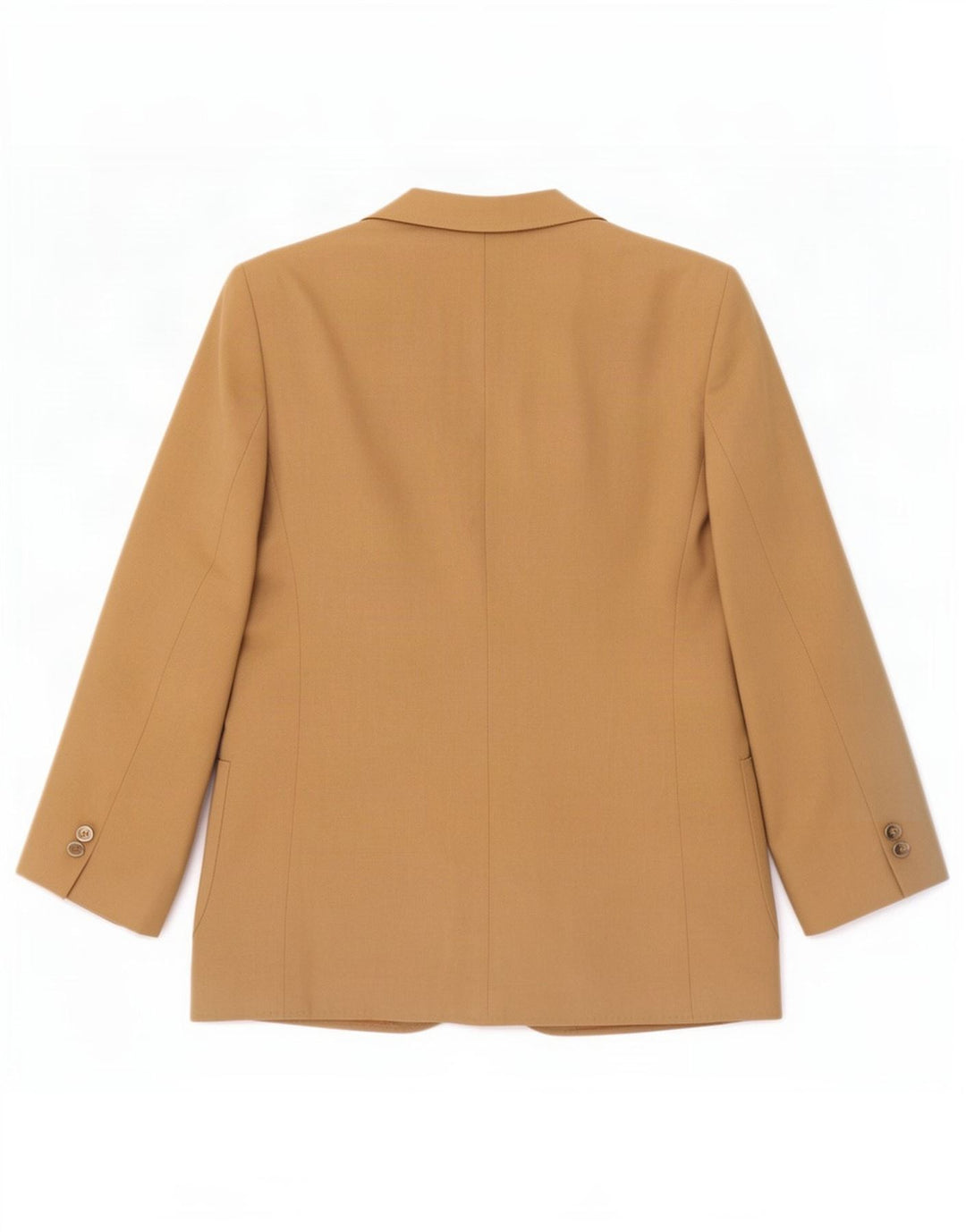 Giacca blazer da donna a 2 bottoni DAKS UK 12 in lana marrone medio