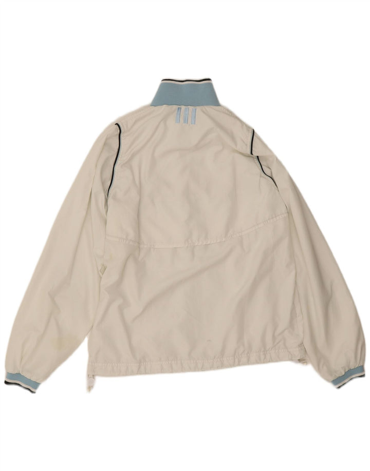 Giacca da ginnastica Adidas Climashell da donna UK 12 media bianca