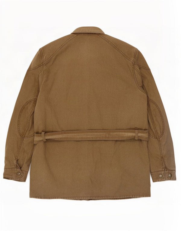 Belstaff Mens Utility Jacket UK 38 Medium Brown Cotton