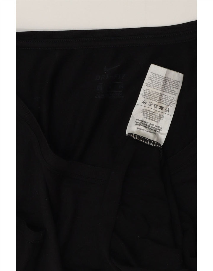 T-shirt da donna Nike Dri Fit Top UK 18 XL poliestere nero