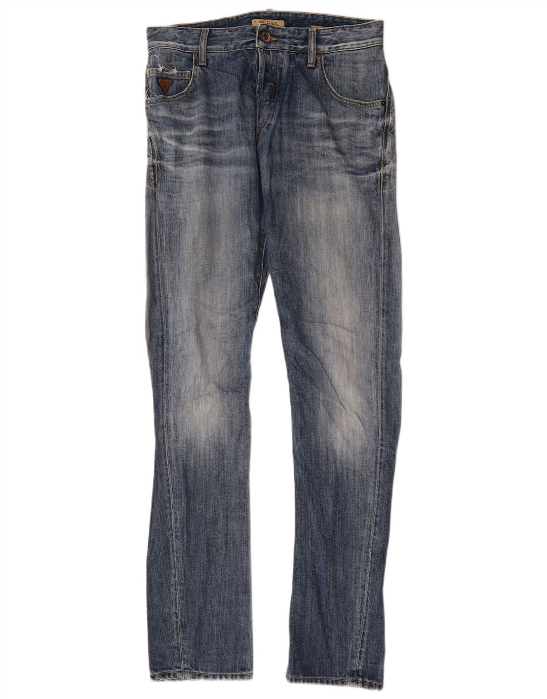 Jeans slim da uomo Guess W30 L34 cotone blu