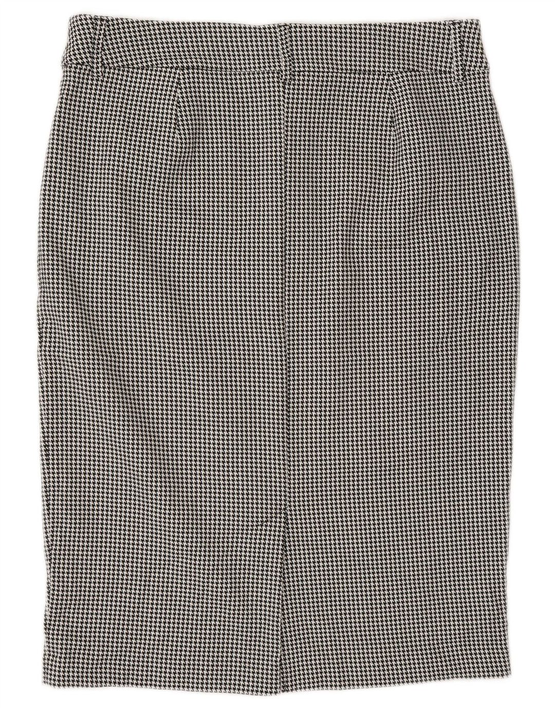 Gonna a tubino da donna Marks & Spencer UK 16 grande W32 pied de poule grigio