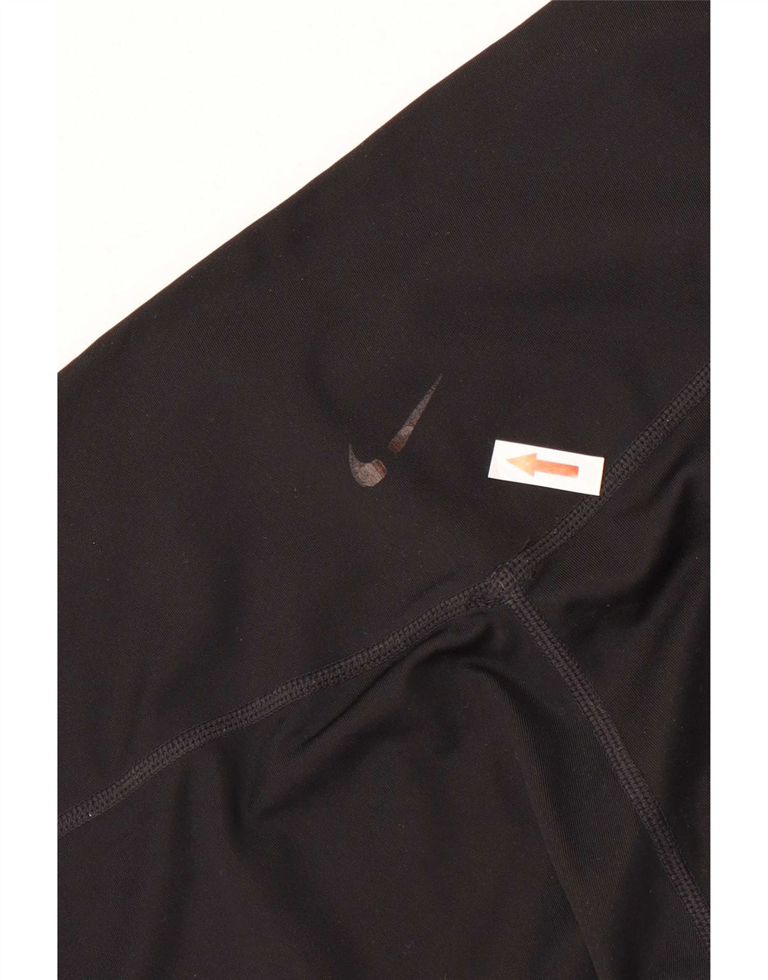 Leggings grafici Nike Dri Fit da donna UK 14 grande poliestere nero