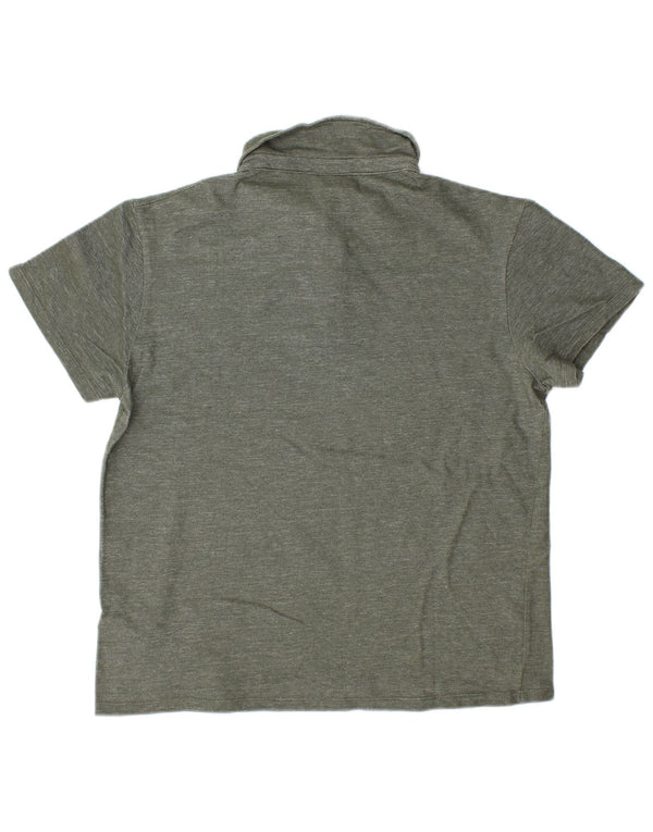 Polo da uomo Refrigiwear Large in cotone puntinato verde