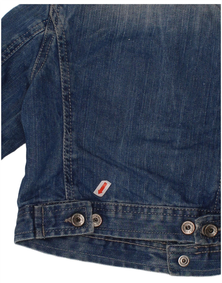 DIESEL Baby Boys Denim Jacket 12-18 Months Blue Cotton