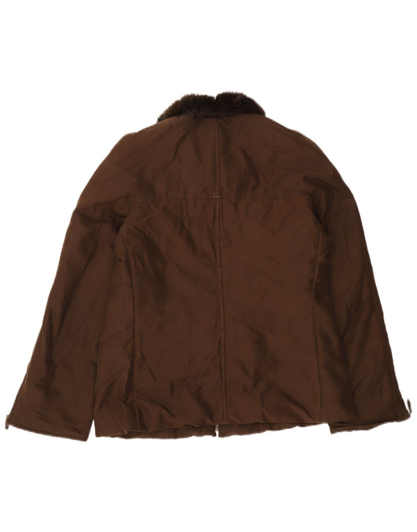 Giubbotto bomber da donna Marella UK 12 Poliestere marrone medio
