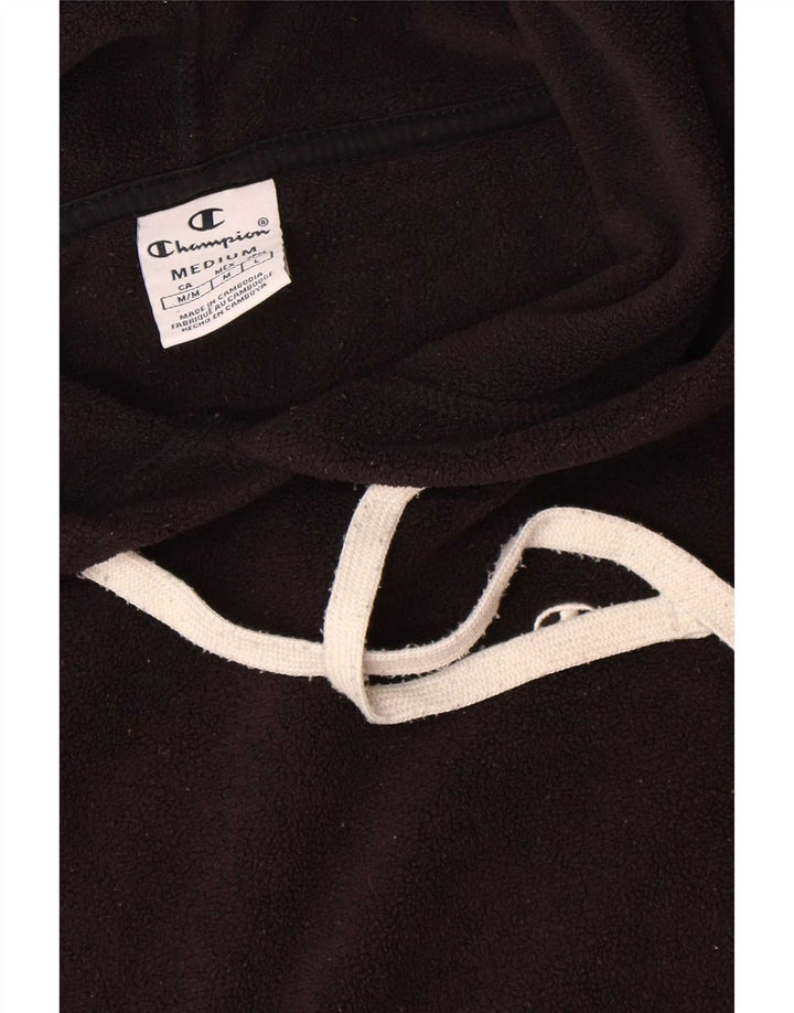 Maglione in pile con cappuccio da donna Champion UK 14 poliestere nero medio