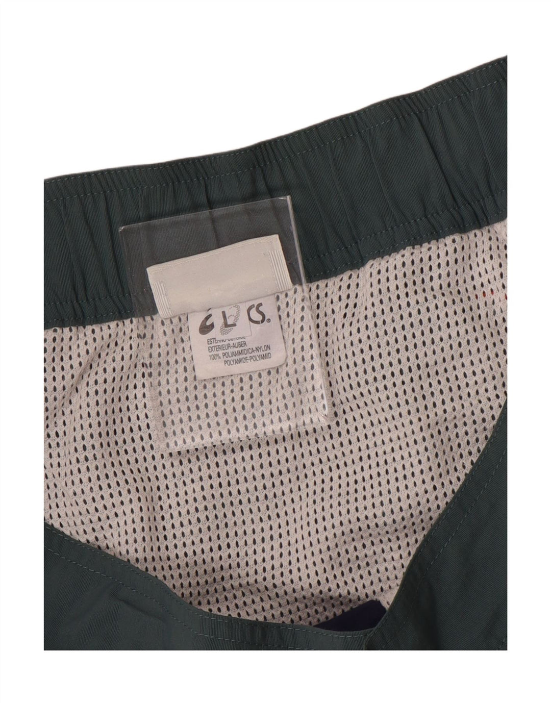 Pantaloncini da bagno con grafica ASICS da uomo, grandi, in nylon color block blu navy