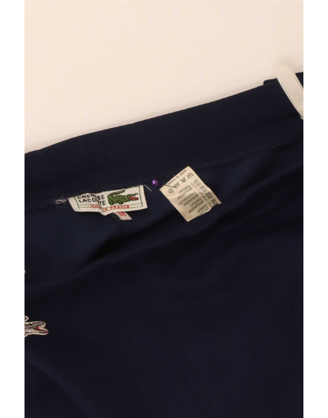 Minigonna da donna Lacoste EU 38 Media W24 Poliestere blu navy