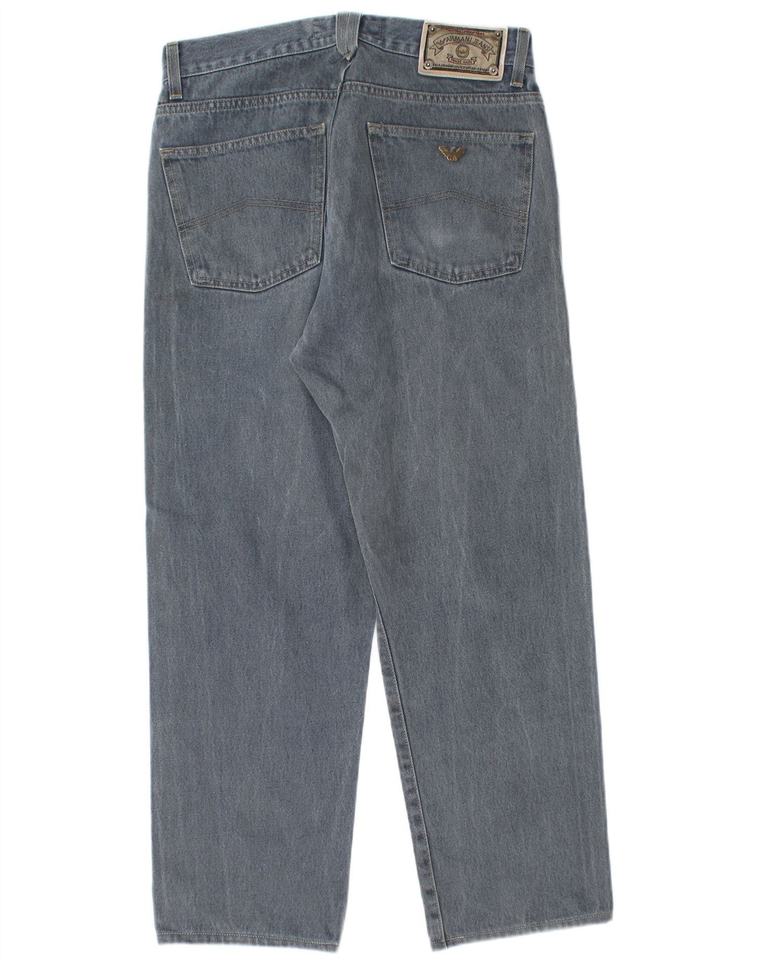 Jeans dritti da uomo Armani W33 L27 cotone blu