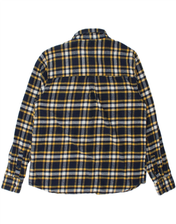Camicia da uomo in flanella di Mountain Warehouse, cotone medio a quadri blu navy