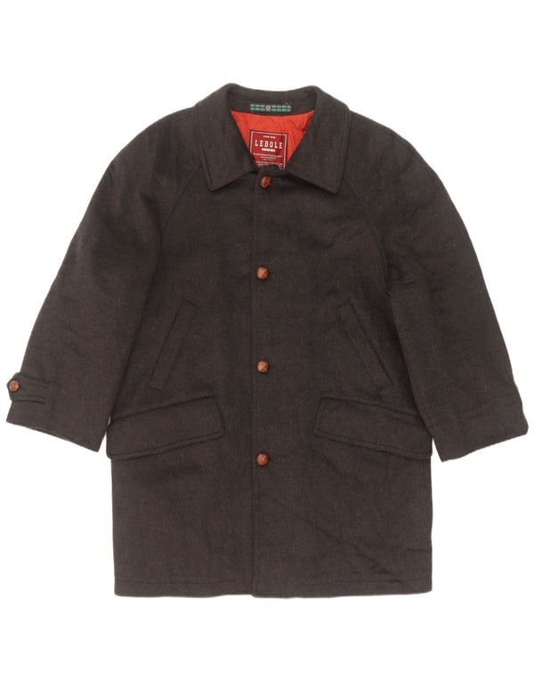 Cappotto da uomo Lebole UK 40 Large Grigio Lana