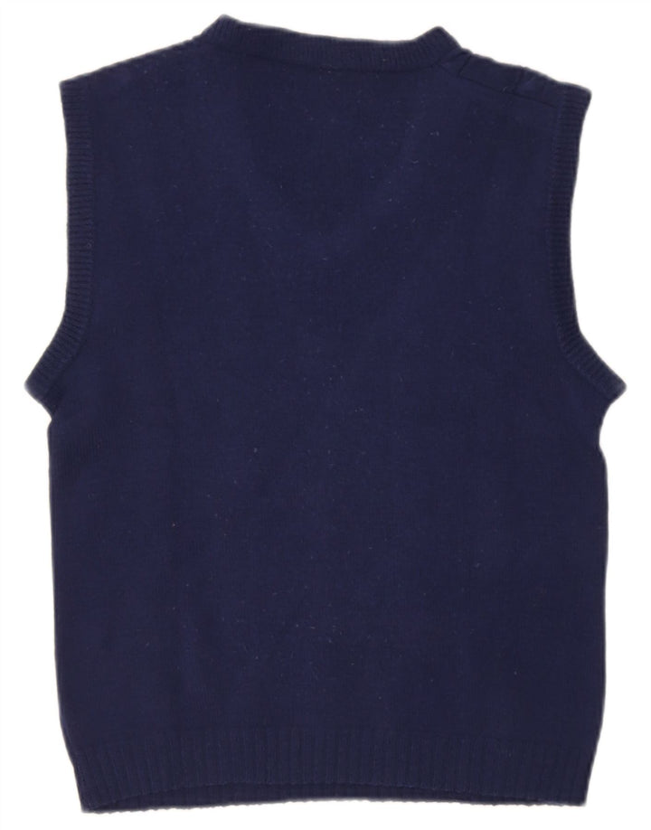 Canotta vintage da uomo, canotta grande blu navy