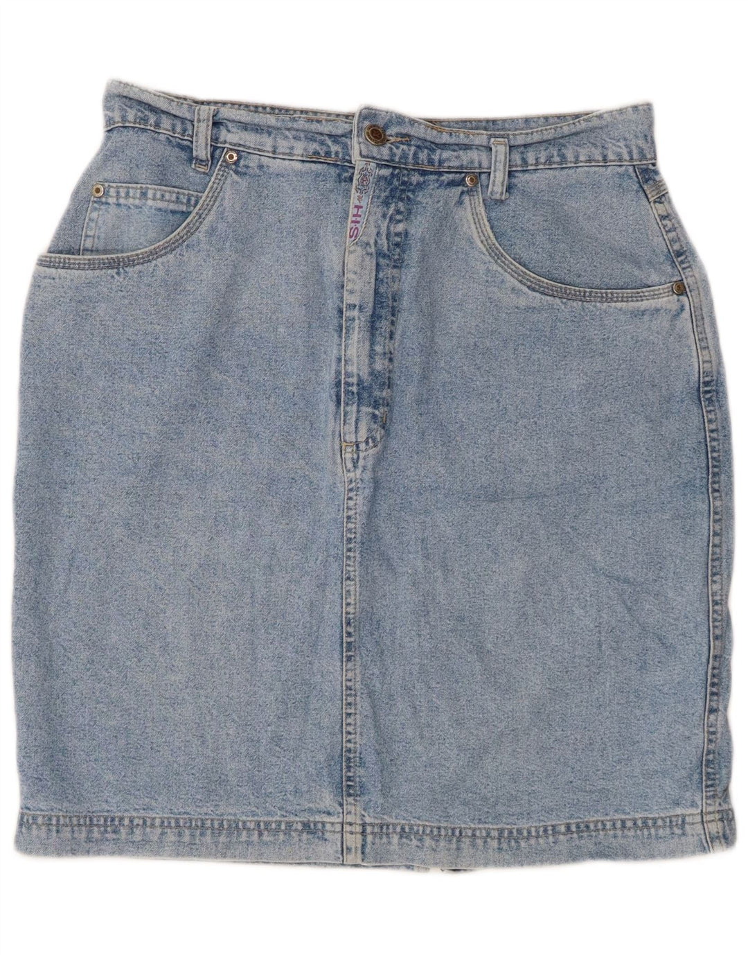 Gonna in denim da donna H.I.S IT 44 media W30 blu