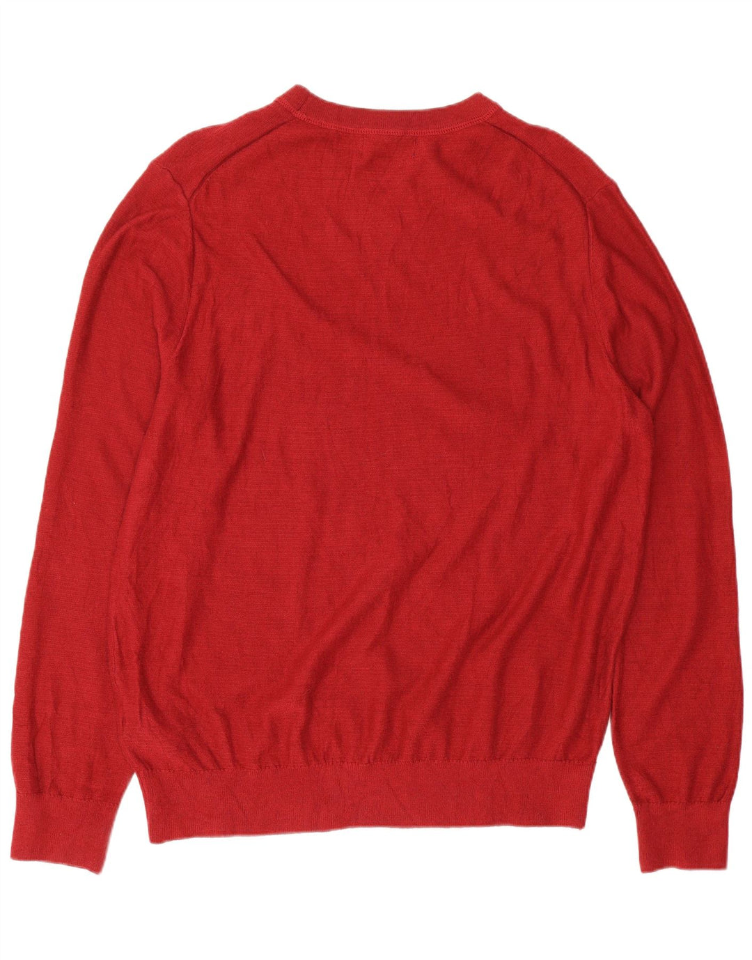Maglione maglione girocollo da uomo, vestibilità regolare, Nautica, cotone rosso medio