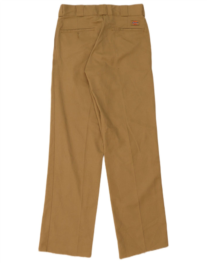 Pantaloni chino dritti da uomo Dickies W30 L32 poliestere marrone