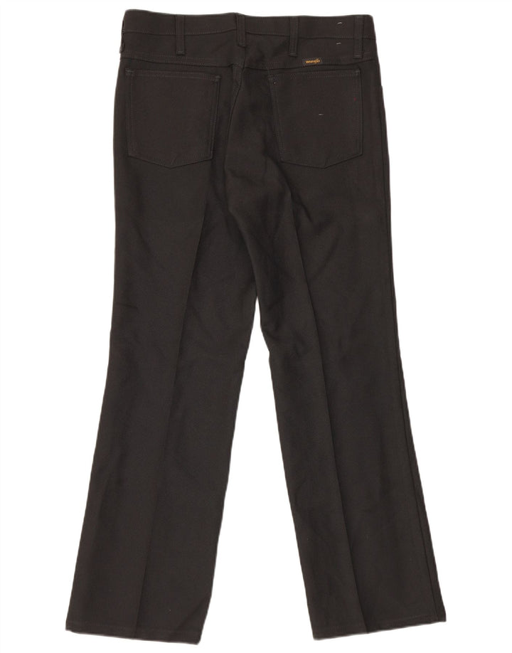 Pantaloni casual dritti da uomo Wrangler W33 L29 poliestere nero