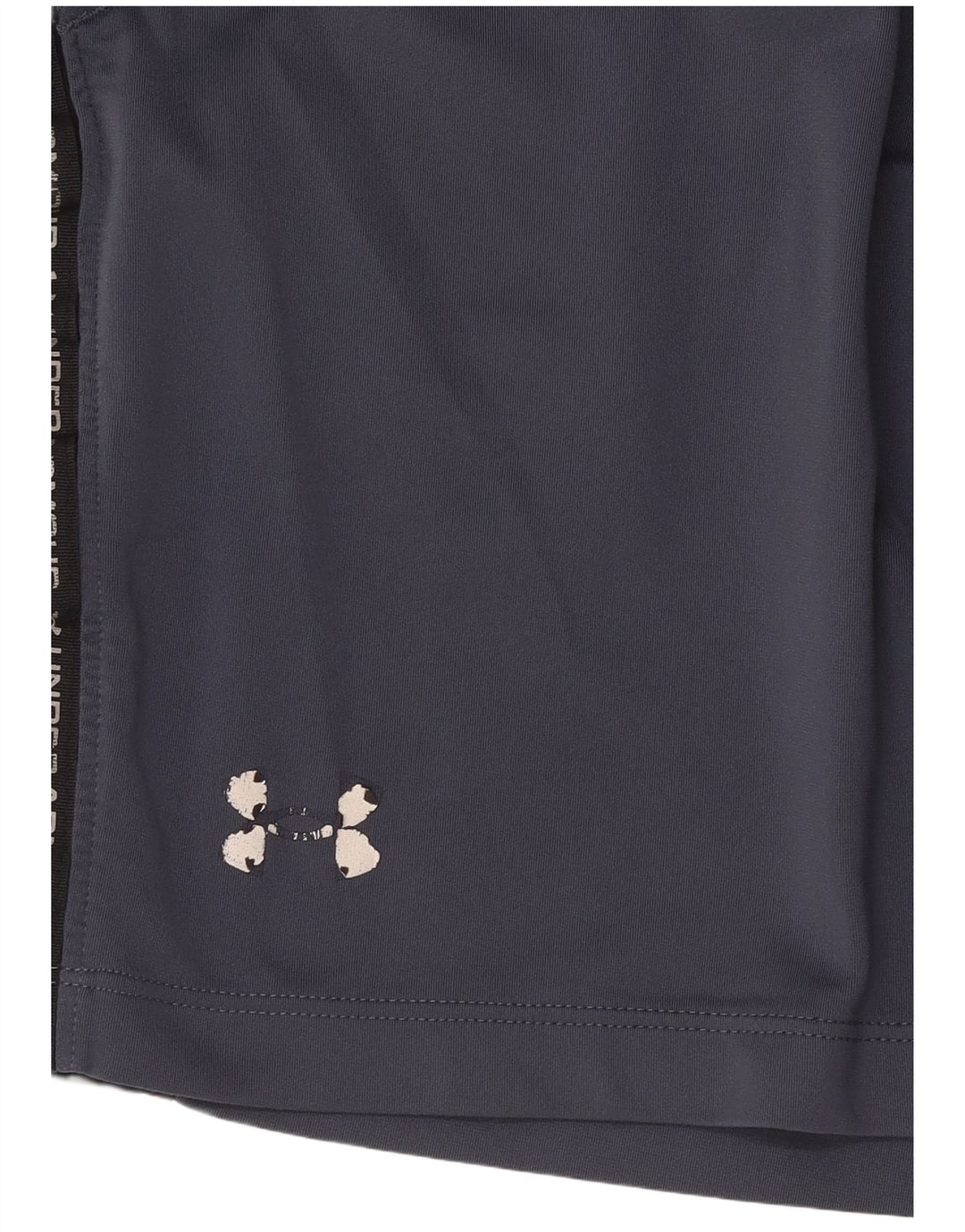 Pantaloncini sportivi grafici da uomo Under Armour piccoli in poliestere color block grigio