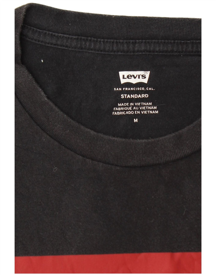T-shirt grafica standard da donna Levi's UK 14 media nera