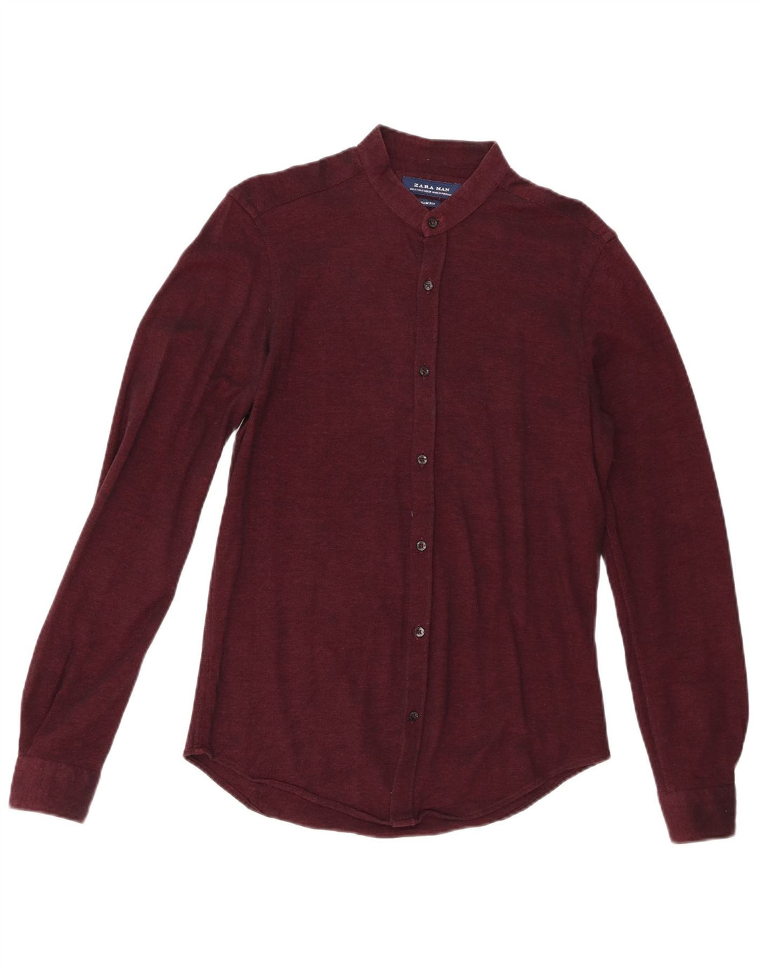 Camicia slim fit da uomo Zara piccola marrone