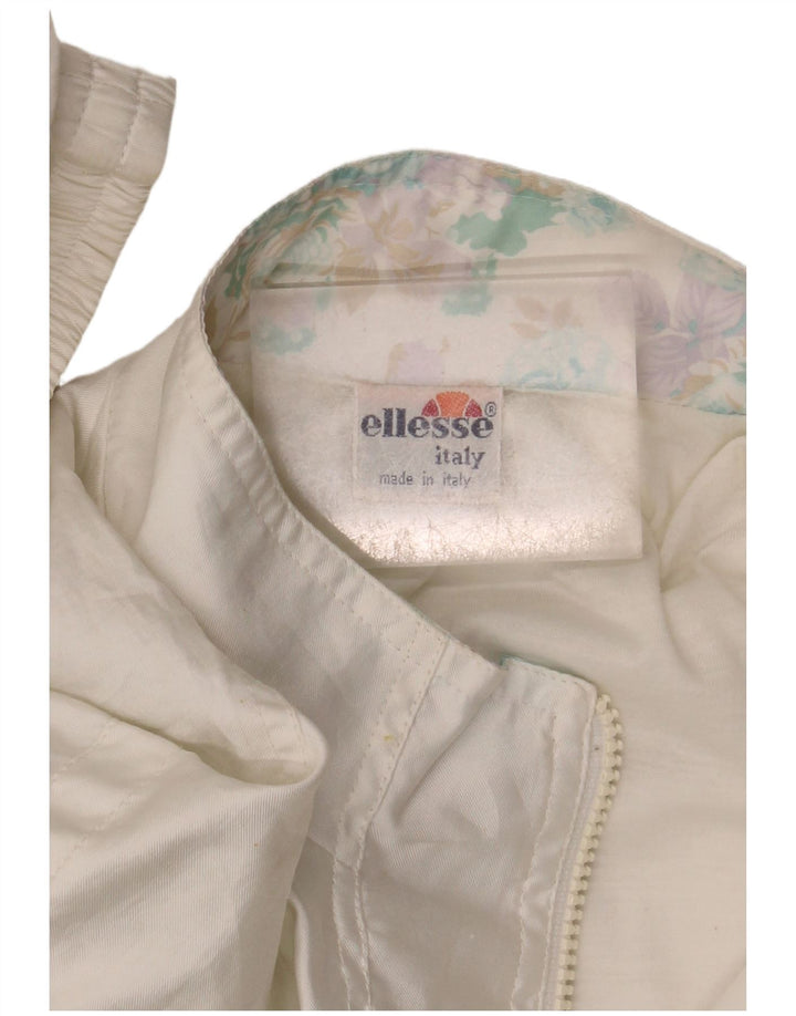 Tuta intera da donna Ellesse UK 18 XL Bianca floreale