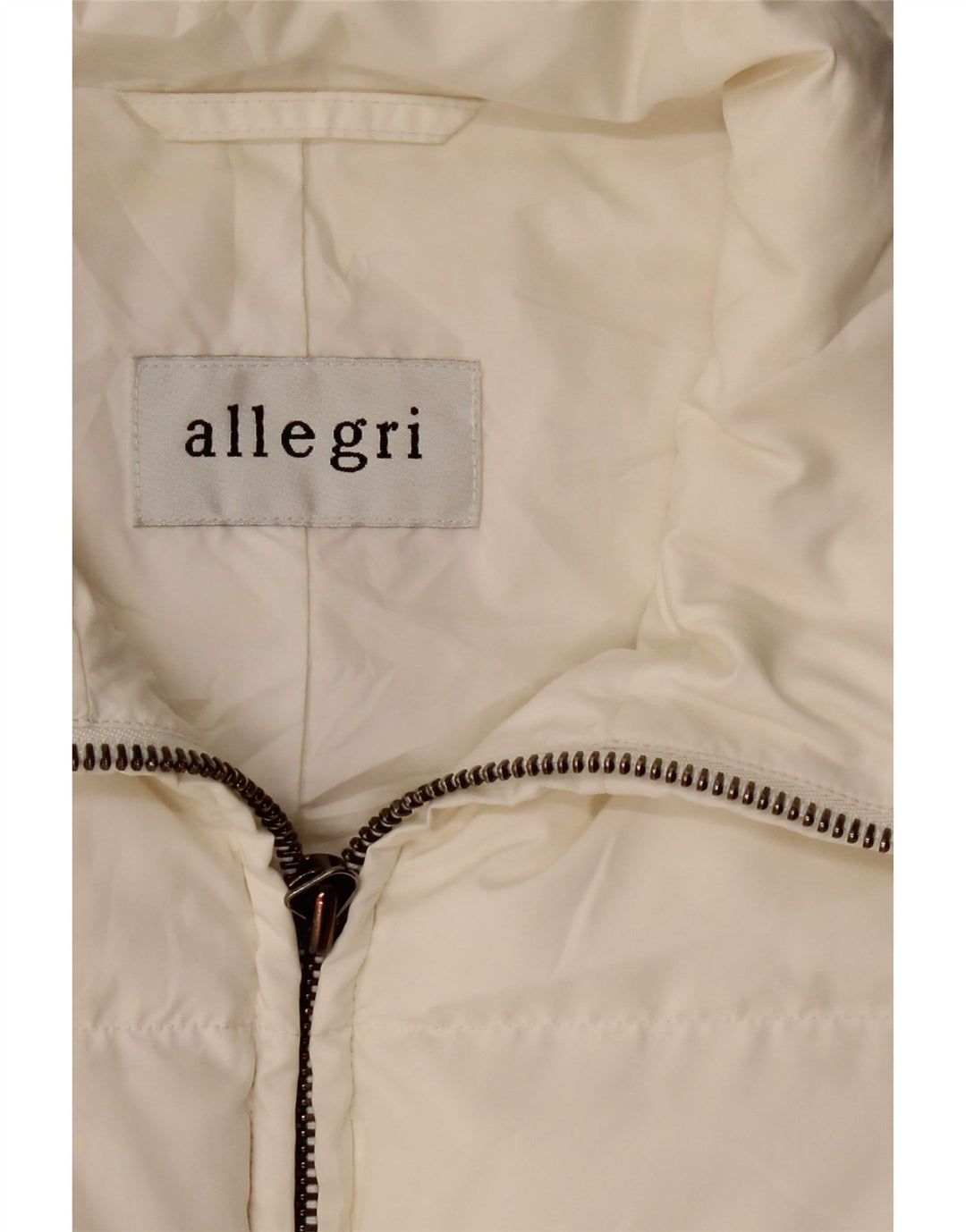 Gilet imbottito da donna Allegri UK 14 medio bianco
