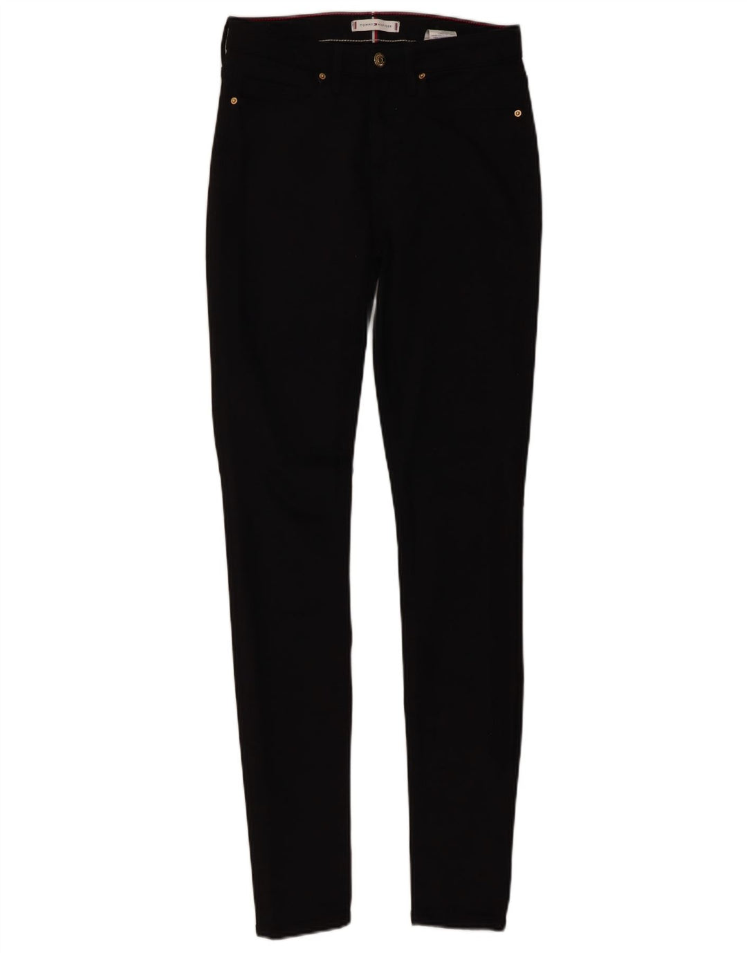 TOMMY HILFIGER Jeans skinny da donna W26 L32 cotone nero