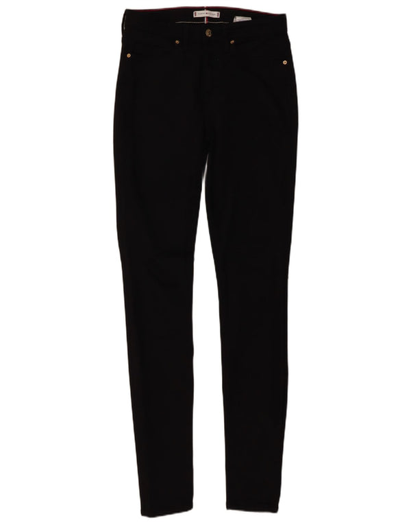 TOMMY HILFIGER Jeans skinny da donna W26 L32 cotone nero