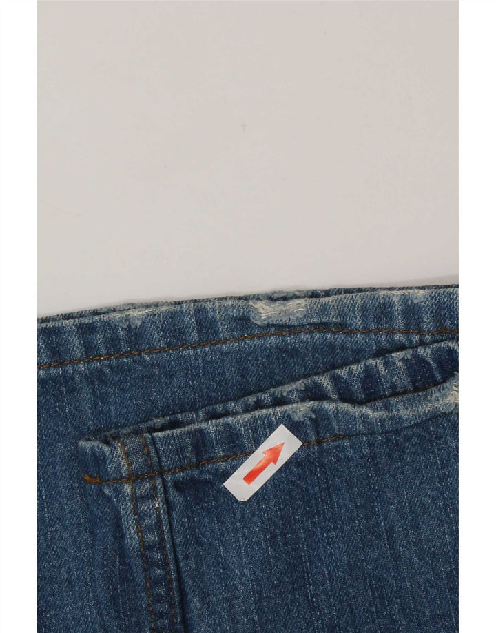 Levi's Uomo 514 Jeans Bootcut W32 L34 Cotone Blu